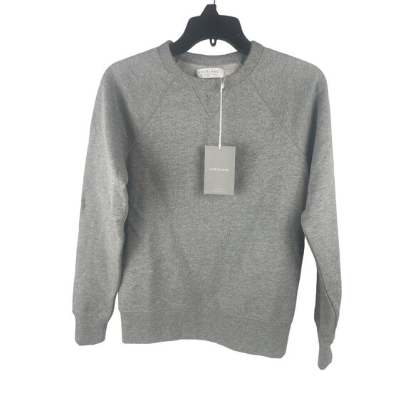 Everlane Gray French Terry Longsleeve Sweatshirt XXXS Unisex - Picture 2 of 9